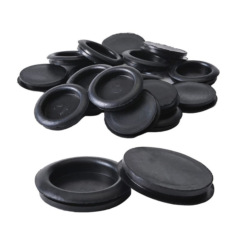 Fielect Rubber Grommet 10Pcs 32mm Mounting Dia Oil Resistant Armature Rubber Grommets for Wiring Cable Black - Image 1